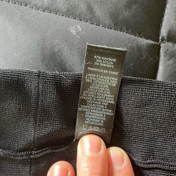 Trouve faux leather drape high neck blouse top size Small - Picture 8 of 8